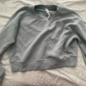 Lululemon Softstreme Perfectly Oversized Cropped Crew - Size 6